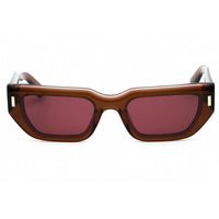 Calvin Klein Unisex Sunglasses - Brown/Rose Acetate Rectangular Frame | CK24500S 228 ,