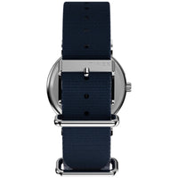 Timex Unisex Watch - Weekender Quartz White Dial Blue Fabric Strap | TW2V41900 ,