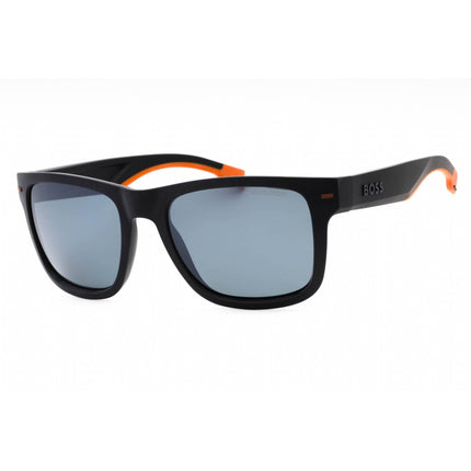 Hugo Boss Men's Sunglasses - Matte Blue Orange Full Rim Frame | BOSS 1496/S 0LOX 25 ,