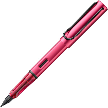 Lamy Fountain Pen - Al-Star Fiery Red Aluminium Body , L0D9FY ,