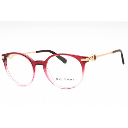 Bvlgari Women's Eyeglasses - Violet Gradient Pink Plastic Round Frame | 0BV4202 5477 ,