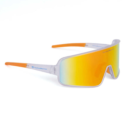 Technomarine Unisex Sunglasses - Orange TAC Lens Transparent TR90 Frame | TMEW008-01 ,