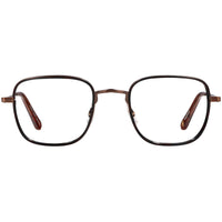 Garrett Leight Women's Eyeglasses - Umber-Mocha-Auburn Square Frame | PRESTON UM-M-AU ,