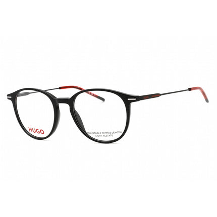 Hugo Men's Eyeglasses - Black Metal Round Full Rim Frame | HG 1206 0807 00 ,