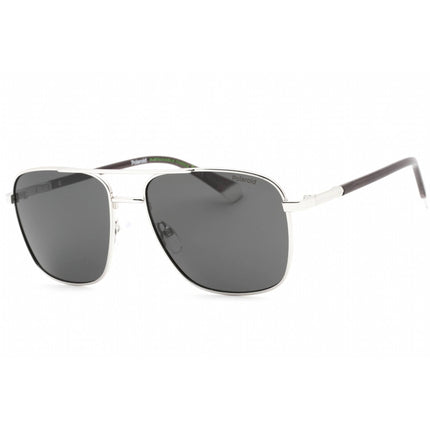 Polaroid Core Men's Sunglasses - Palladium Metal Pilot Frame | PLD 4128/S/X 0010 M9 ,