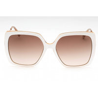 Guess Factory Women's Sunglasses - White Plastic Oversized Full Rim Frame | GF6185 21F ,