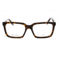 Marc Jacobs Men's Eyeglasses - Havana Plastic Rectangular Full Rim | MARC 643 086 ,