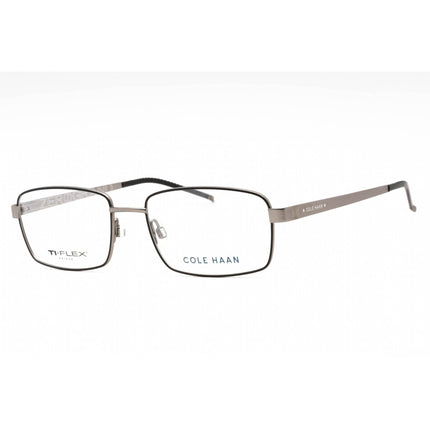Cole Haan Men's Eyeglasses - Black Metal Full Rim Rectangular Shape Frame | CH4013 001 ,