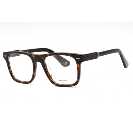 Police Men's Eyeglasses - Dark Tortoise Plastic Square Full Rim Frame | VPLL72 0722 ,