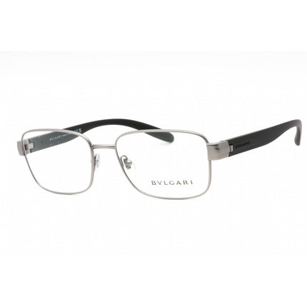 Bvlgari Men's Eyeglasses - Matte Gunmetal Full Rim Rectangular Frame | 0BV1113 195 ,