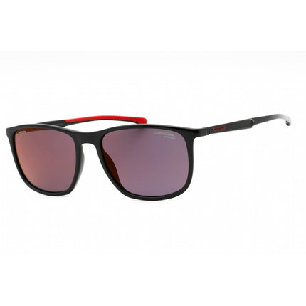 Carrera Men's Sunglasses - Black Red Rectangular Plastic Frame | CARDUC 004/S 0OIT AO ,