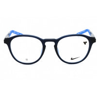 Nike Men's Eyeglasses - Midnight Navy Injected Propionate Round Frame | NIKE 7274 410 ,
