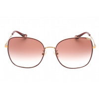 Coach Women's Sunglasses - Burgundy Rose Gold Metal Butterfly Frame | 0HC7133 94038D ,