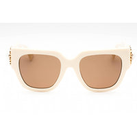 Moschino Women's Sunglasses - Ivory Plastic Square Full Rim Frame | MOS153/S 0SZJ 70 ,