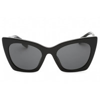 Burberry Women's Sunglasses - Black Cat Eye Frame Dark Grey Lens | 0BE4372U 300187 ,