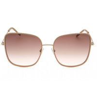 Hugo Boss Women's Sunglasses - Beige Gold Steel Butterfly Frame | BOSS 1280/S 084A HA ,