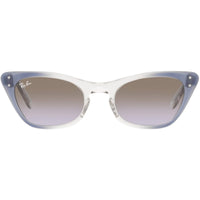 Ray Ban Unisex Sunglasses - Transparent Blue Acetate Cat Eye Frame | 0RJ9099S 71054Q ,