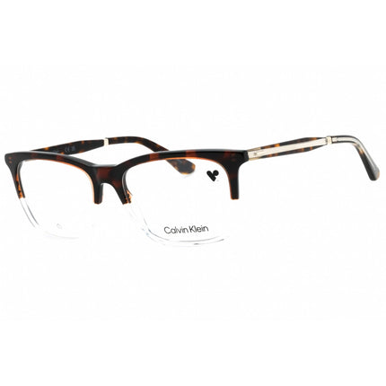 Calvin Klein Men's Eyeglasses - Havana/Crystal Acetate Square Full Rim | CK23547 234 ,