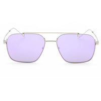 Emporio Armani Men's Sunglasses - Shiny Silver Metal Pilot Frame | 0EA2150 30154V ,