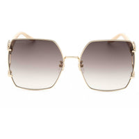 Gucci Women's Sunglasses - Gold/Ivory Oversized Full Rim Metal Frame | GG1564SA 003 ,