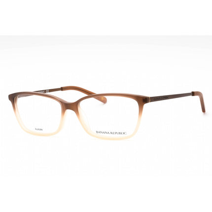 Banana Republic Women's Eyeglasses - Matte Brown Plastic Square Frame | CATE/N 0YZ4 00 ,