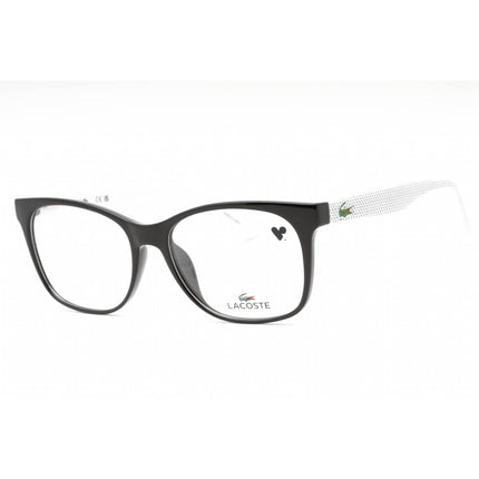 Lacoste Women's Eyeglasses - Black Plastic Rectangular Full Rim Frame | L2767 001 ,