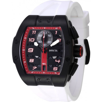 Invicta Men's Watch - Invicta Racing Chronograph Black Dial White Strap | 47372 ,