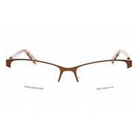 Liz Claiborne Women's Eyeglasses - Brown Metal Frame Clear Demo Lens | L 615 0RF4 00 ,