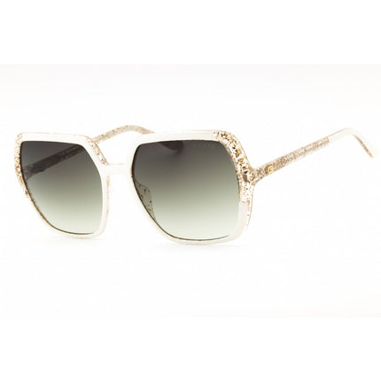 Guess Women's Sunglasses - White Plastic Square Frame Green Lens | GU7883 21P ,