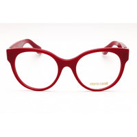 Roberto Cavalli Women's Eyeglasses - Red Acetate Cat Eye Full Rim Frame | VRC027M 09EZ ,