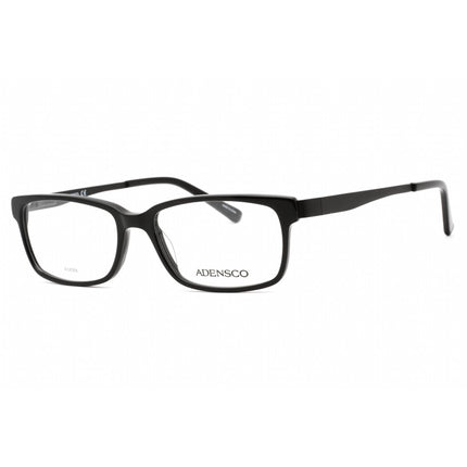 Adensco Men's Eyeglasses - Black Plastic Full Rim Rectangular Frame | AD 126 0807 00 ,
