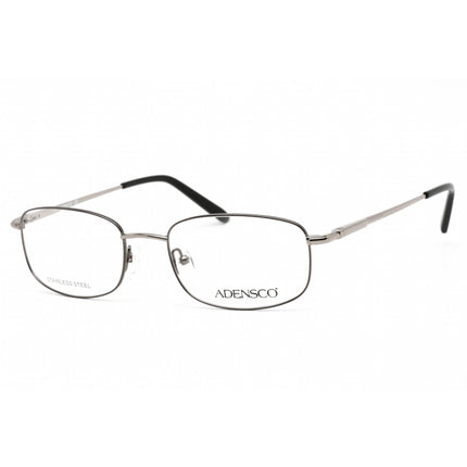 Adensco Men's Eyeglasses - Gunmetal Metal Full Rim Rectangular Frame | Ad 108 0X93 00 ,