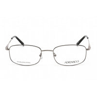 Adensco Men's Eyeglasses - Gunmetal Metal Full Rim Rectangular Frame | Ad 108 0X93 00 ,