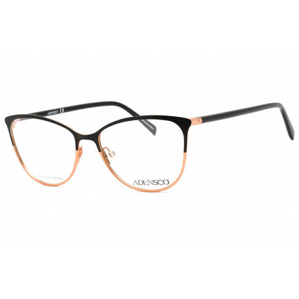 Adensco Women's Eyeglasses - Black Gold Cat Eye Shape Metal Frame | AD 240 02M2 00 ,