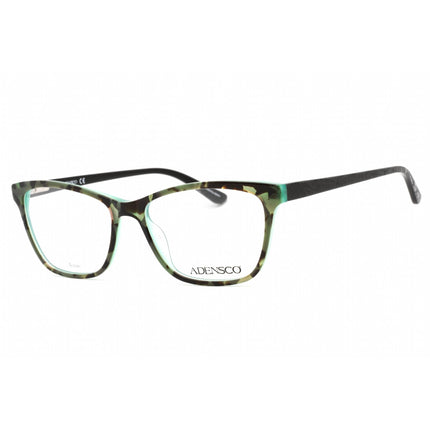 Adensco Women's Eyeglasses - Black Green Havana Cat Eye Plastic Frame | AD 225 0EO3 00 ,