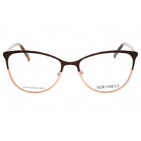 Adensco Women's Eyeglasses - Brown Gold Metal Cat Eye Shape Frame | AD 240 0FG4 00 ,