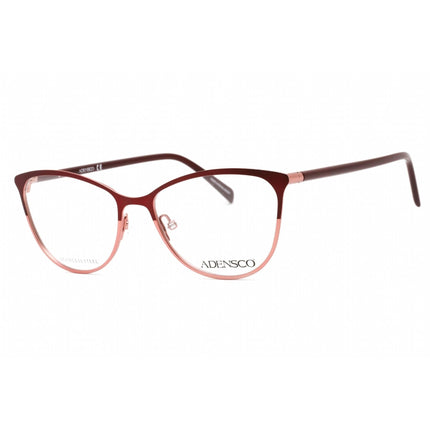 Adensco Women's Eyeglasses - Burgundy Shaded Metal Frame Clear Lens | AD 240 07W5 00 ,