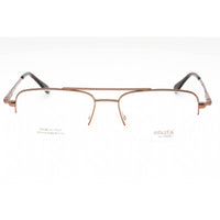 Elasta Men's Eyeglasses - Light Brown Metal Aviator Half Rim Frame | E 7251 0TUI 00 ,