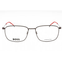 Hugo Boss Men's Eyeglasses - Dark Ruthenium Rectangular Frame | BOSS 1362/F 0KJ1 00 ,