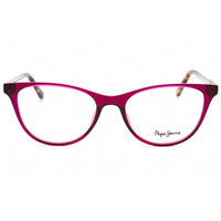 Pepe Jeans Women's Eyeglasses - Crystal Purple Plastic Cat Eye Full Rim | PJ3449 C2 ,