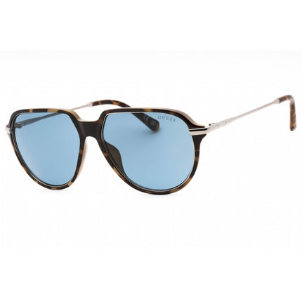 Guess Men's Sunglasses - Blonde Havana Injected Propionate Aviator Frame | GU00067 53V ,