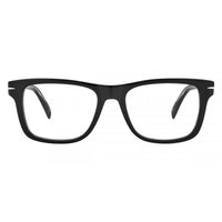 David Beckham Men's Eyeglasses - Black Silver Plastic Full Rim Frame | DB-1073 0BSC ,