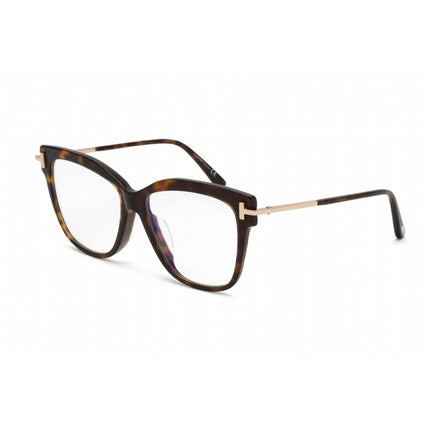Tom Ford Women's Eyeglasses - Dark Havana Cat Eye Full Rim Frame | FT5704-F-B 052 ,