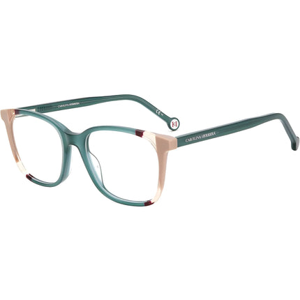 Carolina Herrera Women's Eyeglasses - Teal Brown Plastic Square Frame | CH 0065 0HBJ ,