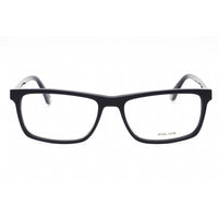Police Men's Eyeglasses - Shiny Full Blue Acetate Rectangular Frame | VPLB56 0D82 ,