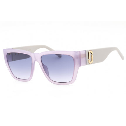 Marc Jacobs Women's Sunglasses - Violet Grey Rectangular Frame | MARC 646/S 0B1P DG ,