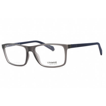 Polaroid Core Men's Eyeglasses - Matte Blue Plastic Rectangular | Pld D 330 0RCT 00 ,