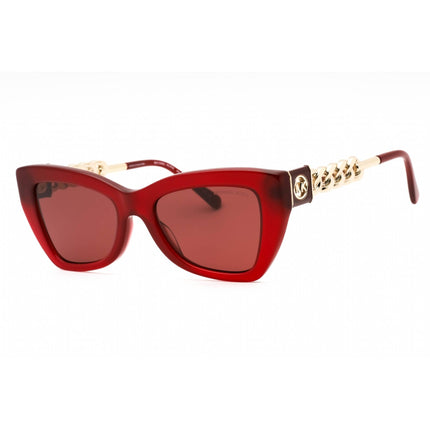 Michael Kors Women's Sunglasses - Transparent Dark Red Full Rim Frame | 0MK2205 394975 ,