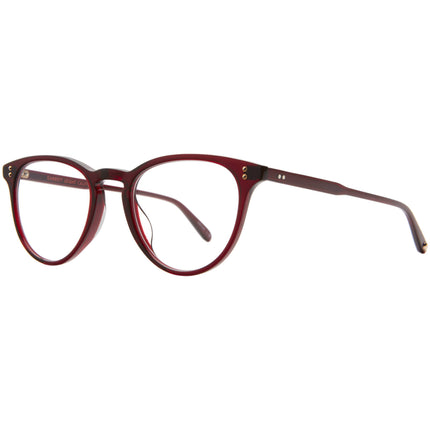 Garrett Leight Women's Eyeglasses - Bio Burgundy Oval Full Rim Frame | ALICE BIO BGY ,