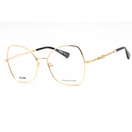 Moschino Women's Eyeglasses - Rose Gold Metal Butterfly Full Rim | MOS600 0000 00 ,